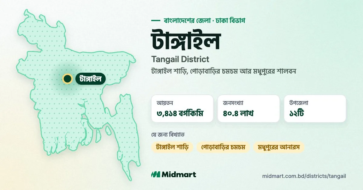 Tangail at a glance